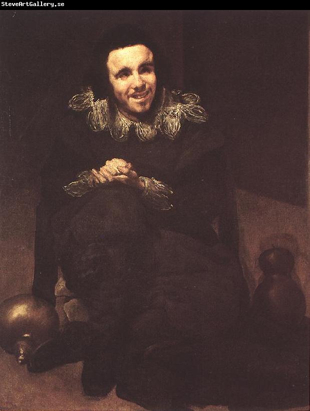 VELAZQUEZ, Diego Rodriguez de Silva y The Dwarf Don Juan Calabazas, called Calabacillas et